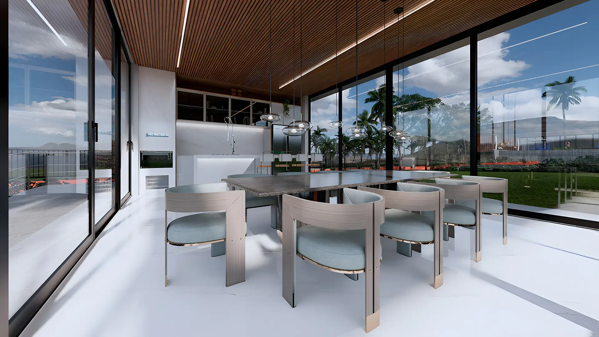 Imagem ilustrada do apartamento